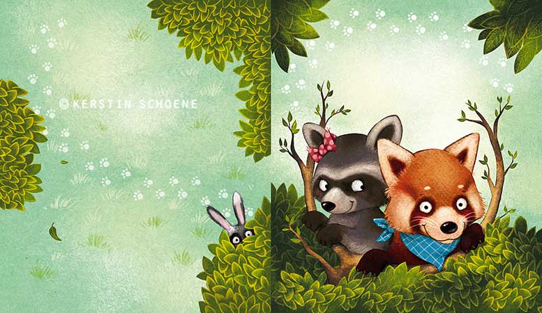 Panda Pai, Tiere, Illustration, Bilderbuch, Kerstin Schoene
