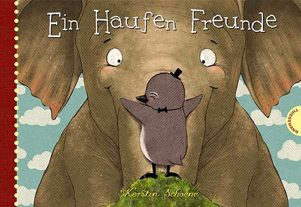 Cover, Pinguin, ein Haufen Freunde, Zoo, Illustration, Kinderbuch, Kerstin Schoene