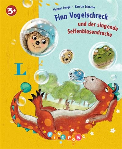 Illustration, Kinderbuch, Finn Vogelschreck, Seifenblasendrache, Cover,